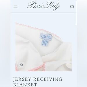 Pixie Lily Receiving Blanket